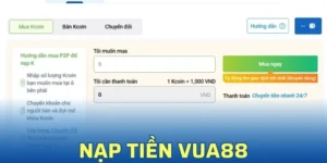 Hướng dẫn nạp tiền vua88 qua các phương thức phổ biến